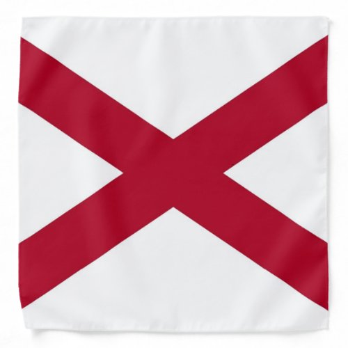 Patriotic special bandana with Flag of Alabama
