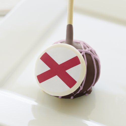 Patriotic special cake pop with Flag of Alabama