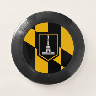 Patriotic, special Frisbee with Flag of Baltimore