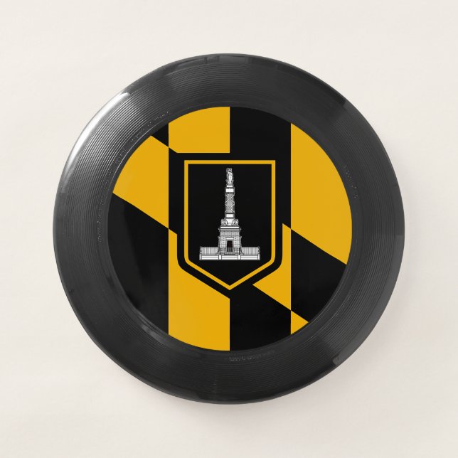 Patriotic, special Frisbee with Flag of Baltimore (Front)
