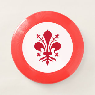 Patriotic, special Frisbee with Flag of Florence