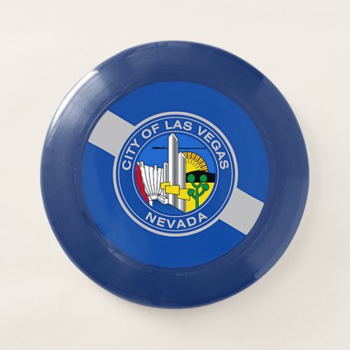 Patriotic special Frisbee with Flag of Las Vegas