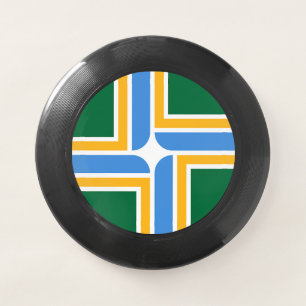 Patriotic, special Frisbee with Flag of Portland