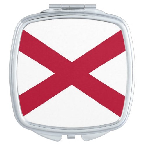 Patriotic special mirror with Flag of Alabama