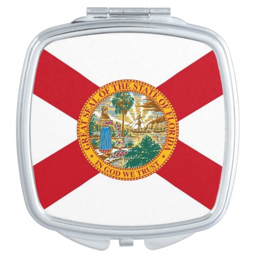 Patriotic special mirror with Flag of Florida