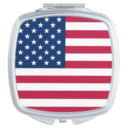 Patriotic, special mirror with Flag of USA