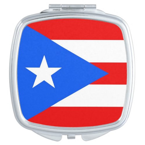 Patriotic special mirror with Puerto Rico flag