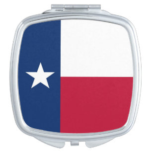Patriotic, special mirror with Texas flag
