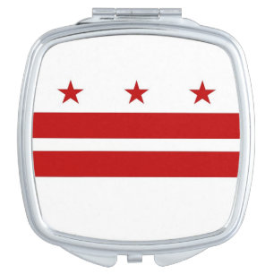 Patriotic, special mirror with Washington DC Flag