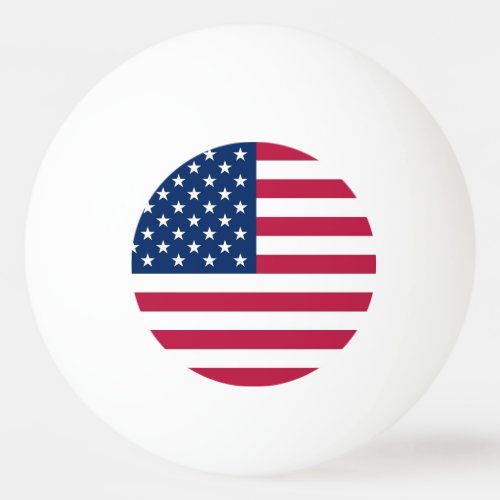 Patriotic special ping pong ball with Flag of USA
