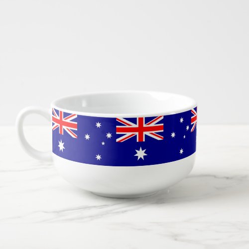 Patriotic special soup mug _ Australia Flag