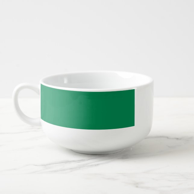 Patriotic, special soup mug - Nigeria Flag (Right)
