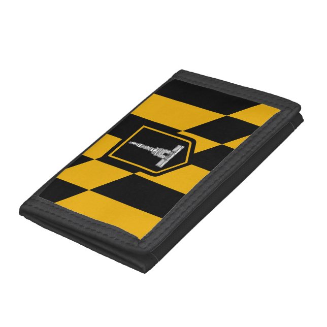 Patriotic, special wallet with Flag of Baltimore (Bottom)