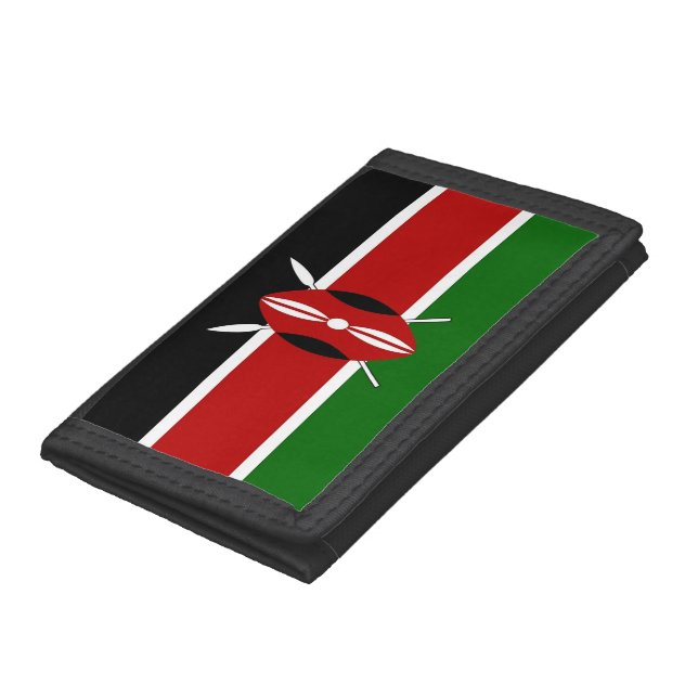 Patriotic, special wallet with Flag of Kenya (Bottom)