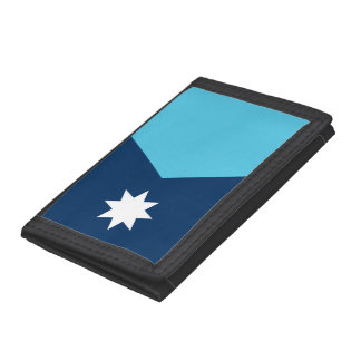 Patriotic, special wallet with Flag of Minnesota