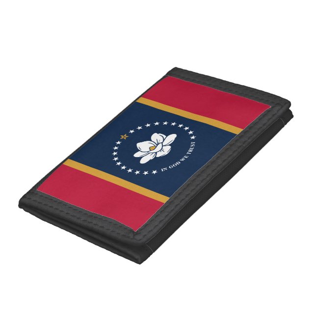 Patriotic, special wallet with Flag of Mississippi (Bottom)