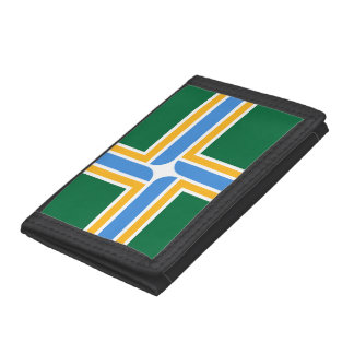 Patriotic, special wallet with Flag of Portland