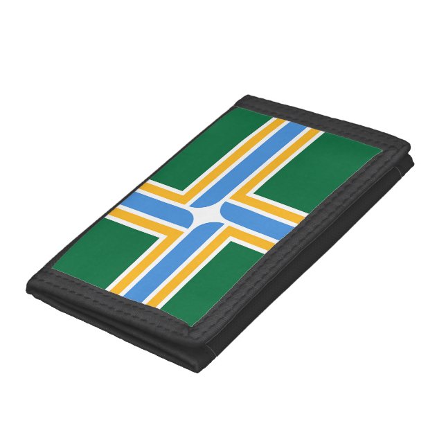 Patriotic, special wallet with Flag of Portland (Bottom)