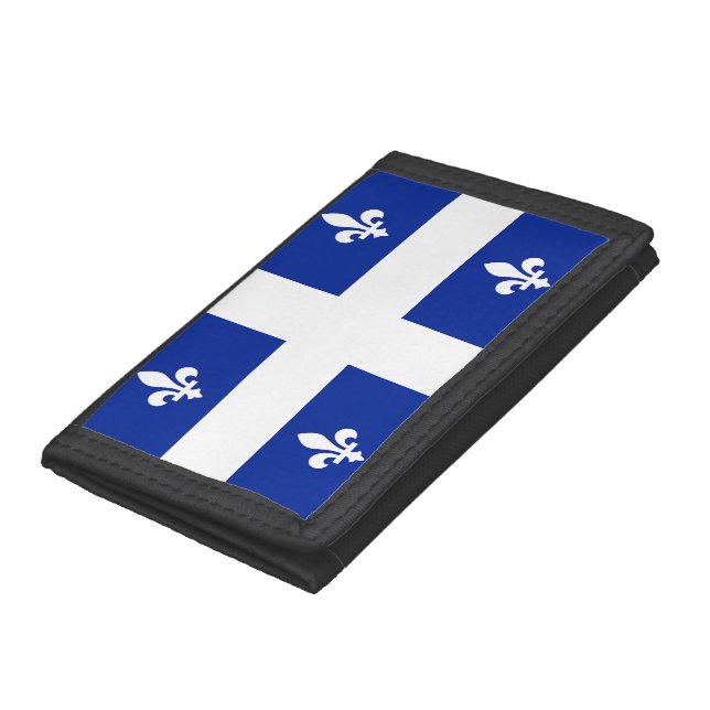 Patriotic, special wallet with Flag of Quebec (Bottom)