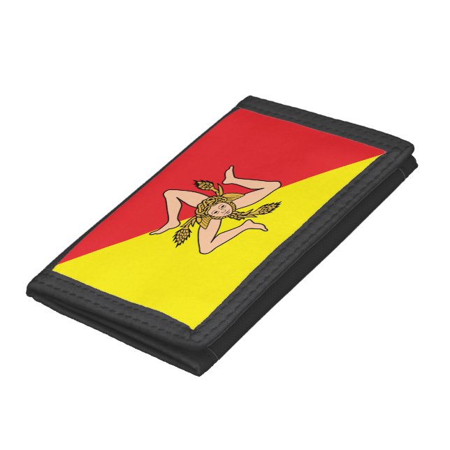 Patriotic, special wallet with Flag of Sicily (Bottom)