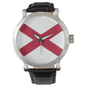 Patriotic, special watch with Flag of Albama, USA