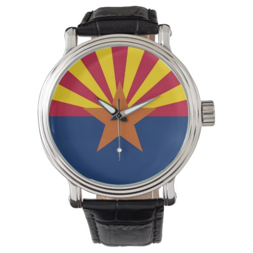 Patriotic special watch with Flag of Arizona