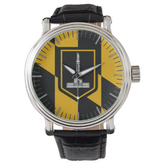 Patriotic, special watch with Flag of Baltimore