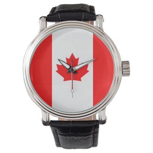 Patriotic special watch with Flag of Canada