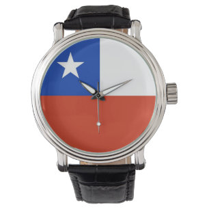 Patriotic, special watch with Flag of Chile