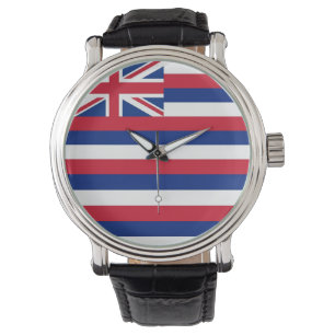 Patriotic, special watch with Flag of Hawaii
