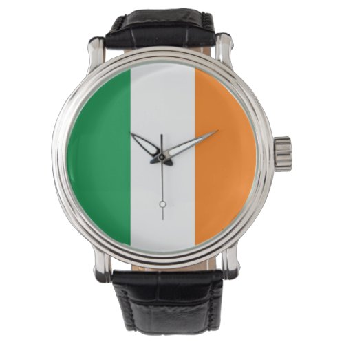 Patriotic special watch with Flag of Ireland