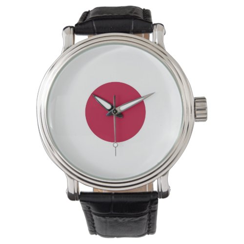 Patriotic special watch with Flag of Japan