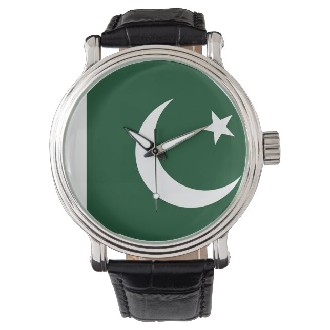 Patriotic, special watch with Flag of Pakistan (Front)
