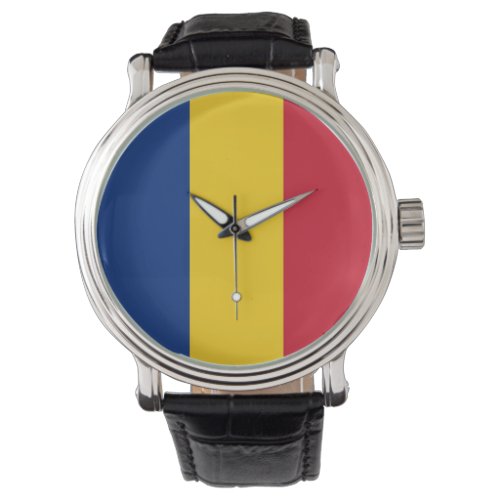 Patriotic special watch with Flag of Romania