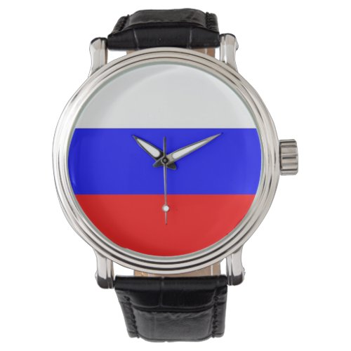 Patriotic special watch with Flag of Russia