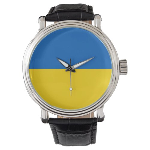 Patriotic special watch with Flag of Ukraine