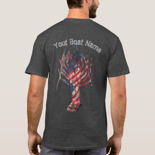 Patriotic Spiny Lobster Custom Shirt