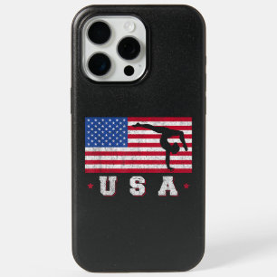 Patriotic Sports Gift American USA Flag Girls Gymn iPhone 15 Pro Max Case