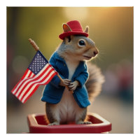 Patriotic Squirrel
