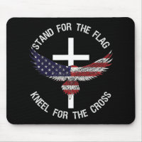 Patriotic Stand For The Flag Kneel For The Cross