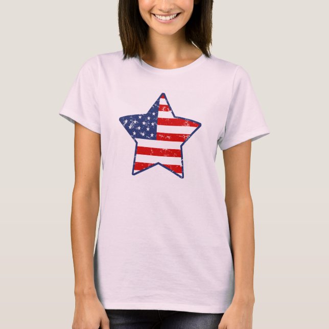 Patriotic Star T-Shirt (Front)