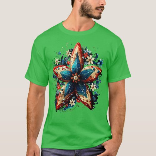 Patriotic Starfish T_Shirt