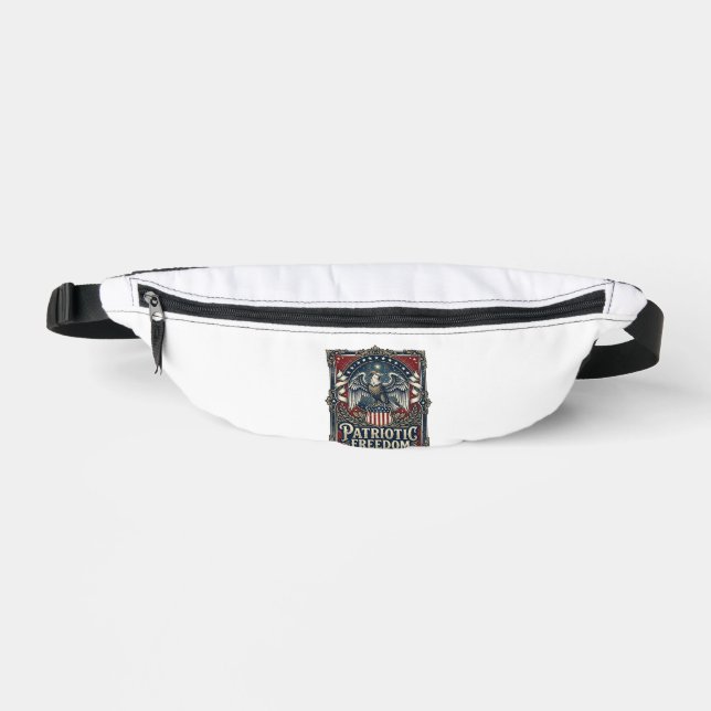 Patriotic Stargazer Vector Graphic Tee Fanny Pack (Front)
