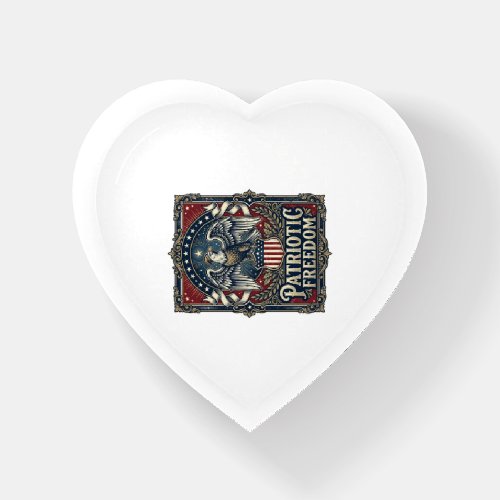 Patriotic Stargazer Vector Graphic Tee Paperweight