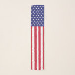 Patriotic Stars and Stripes American Flag Scarf<br><div class="desc">This red,  white,  and blue patriotic American flag chiffon scarf will add a splash of color and style to your outfit. The perfect gift for your patriotic friends and family.</div>
