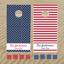 Patriotic Stars And Stripes Family