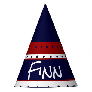 Patriotic Stars Baby Baby Party Hat