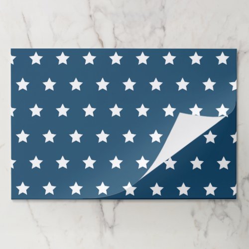 Patriotic Stars BBQ July 4th Party Paper Placemats