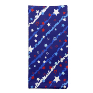 Patriotic Stars Cloth Napkin-Dinner Set Napkin