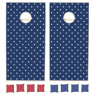 Patriotic Stars Cornhole Set